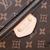 Authentic Louis Vuitton M42267 Multifunctional Shoulder Bag in Monogram Canvas, Dual-Sided Color-Changing Yellow Leather, Large and Small Sizes Available
