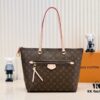 Authentic Louis Vuitton M42267 Multifunctional Shoulder Bag in Monogram Canvas, Dual-Sided Color-Changing Yellow Leather, Large and Small Sizes Available