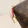 Authentic Louis Vuitton M42267 Multifunctional Shoulder Bag in Monogram Canvas, Dual-Sided Color-Changing Yellow Leather, Large and Small Sizes Available