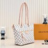 Authentic Louis Vuitton M42267 Multifunctional Shoulder Bag in Monogram Canvas, Dual-Tone Yellow Leather Trim, Available in Small and Large Sizes