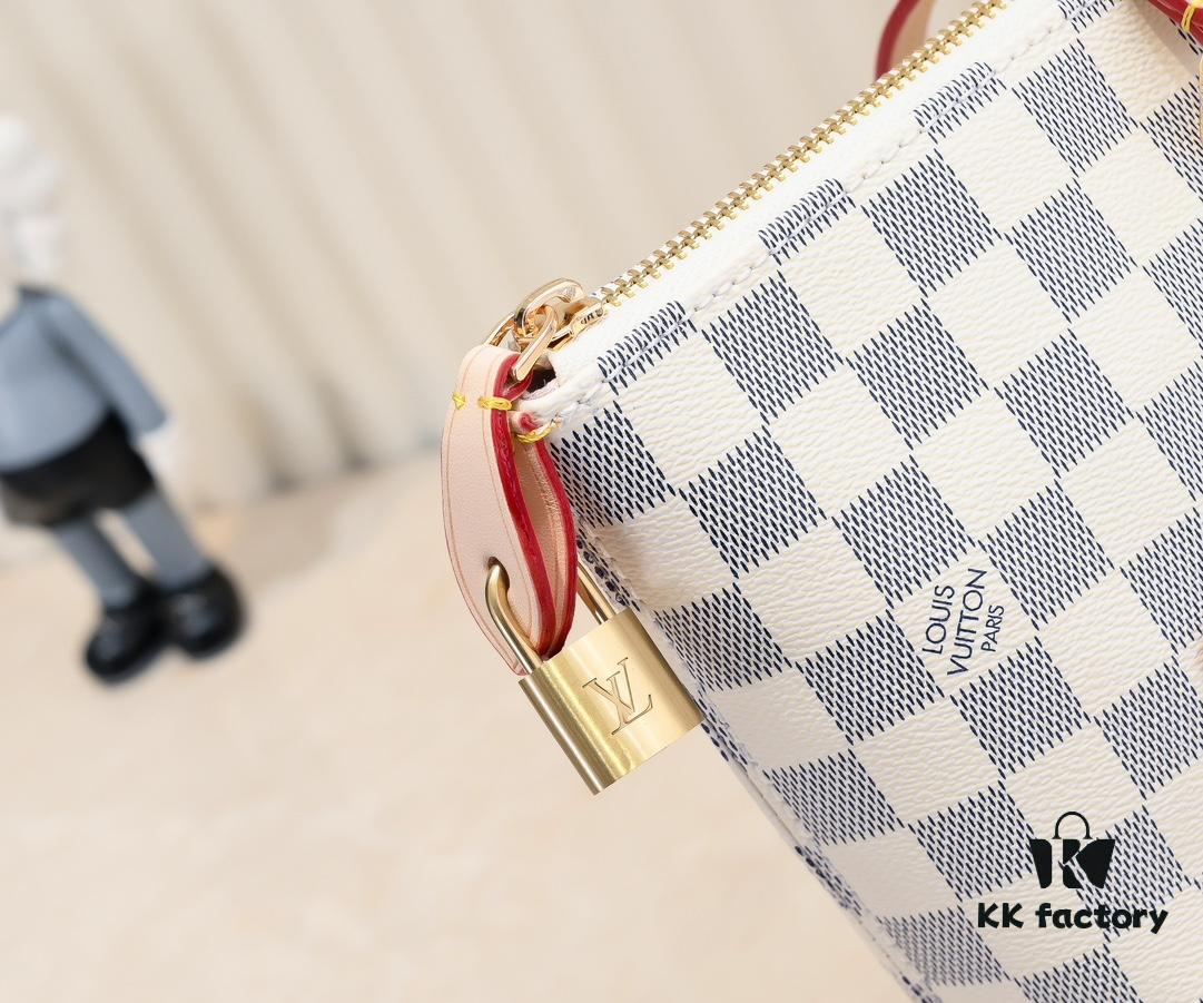 Authentic Louis Vuitton M42267 Multifunctional Monogram Canvas Shoulder Bag, Available in Large and Small Sizes, Soft Flat Handle, Zippered Compartment