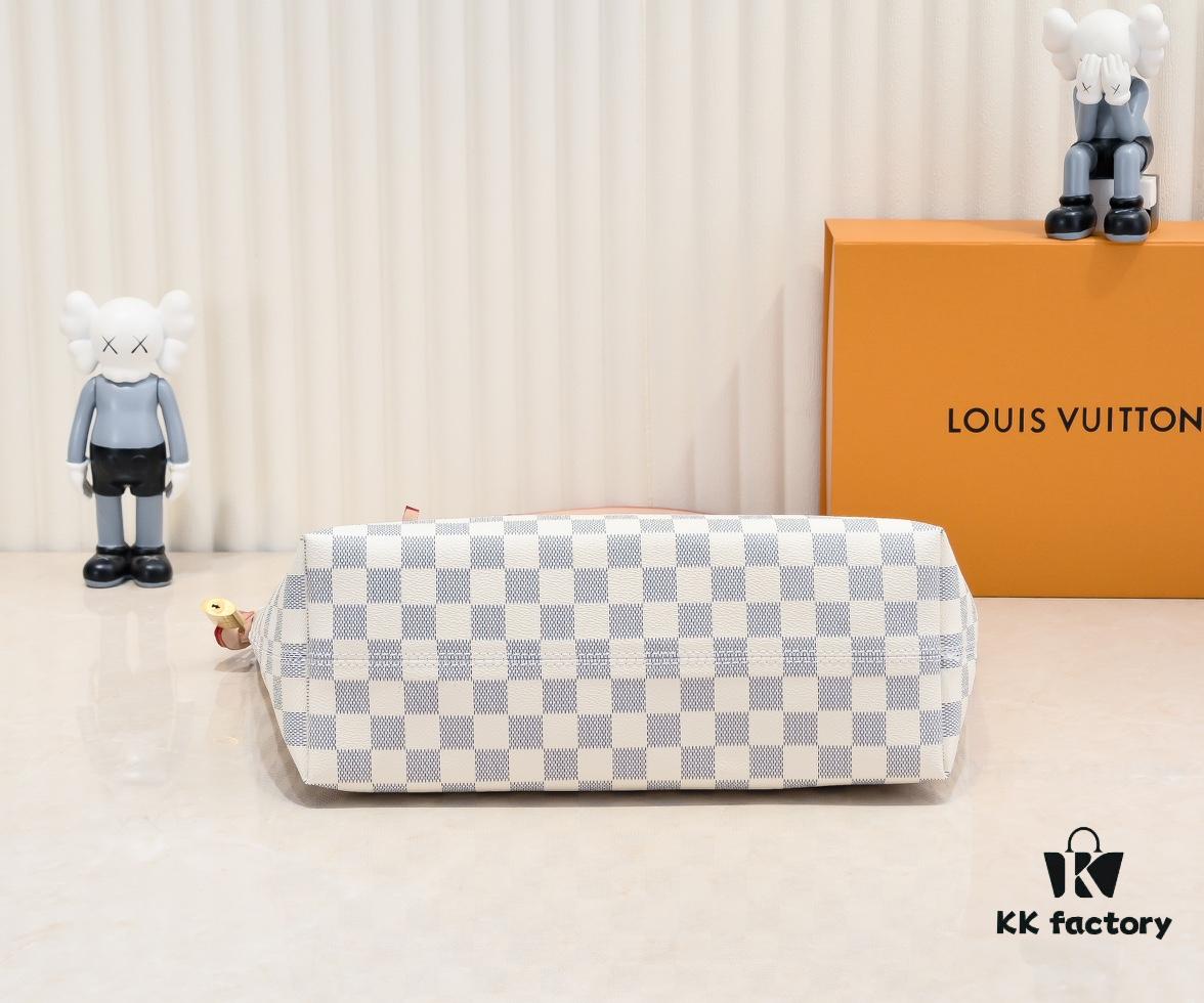 Authentic Louis Vuitton M42267 Multifunctional Monogram Canvas Shoulder Bag, Available in Large and Small Sizes, Soft Flat Handle, Zippered Compartment