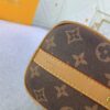 Upgraded Original M46271 Black Flower Orange Chain, Denim Blue, M31044 Orange, M11542 Monogram, M24849 Multicolored Daisy - Keepall 25 Bag in Reversed Monogram Eclipse Denim Canvas