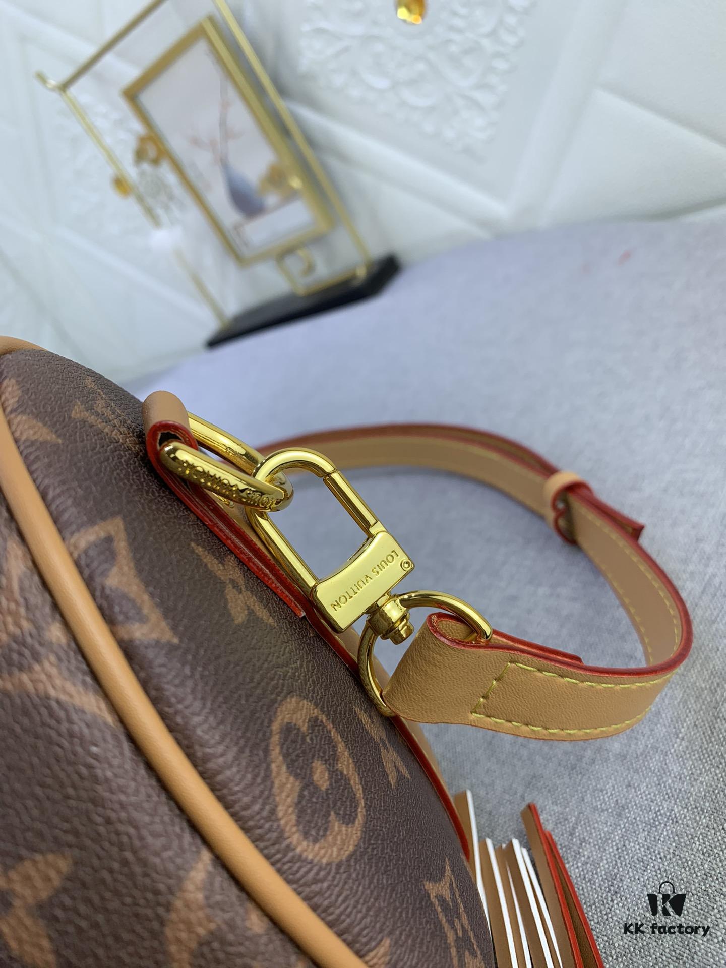 Upgraded Original M46271 Black Flower Orange Chain, Denim Blue, M31044 Orange, M11542 Monogram, M24849 Multicolored Daisy - Keepall 25 Bag in Reversed Monogram Eclipse Denim Canvas