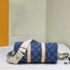 M20900 M24849 Keepall 25 Bag in Monogram Eclipse Reverse Denim Canvas