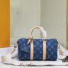 M20900 M24849 Keepall 25 Bag in Monogram Eclipse Reverse Denim Canvas