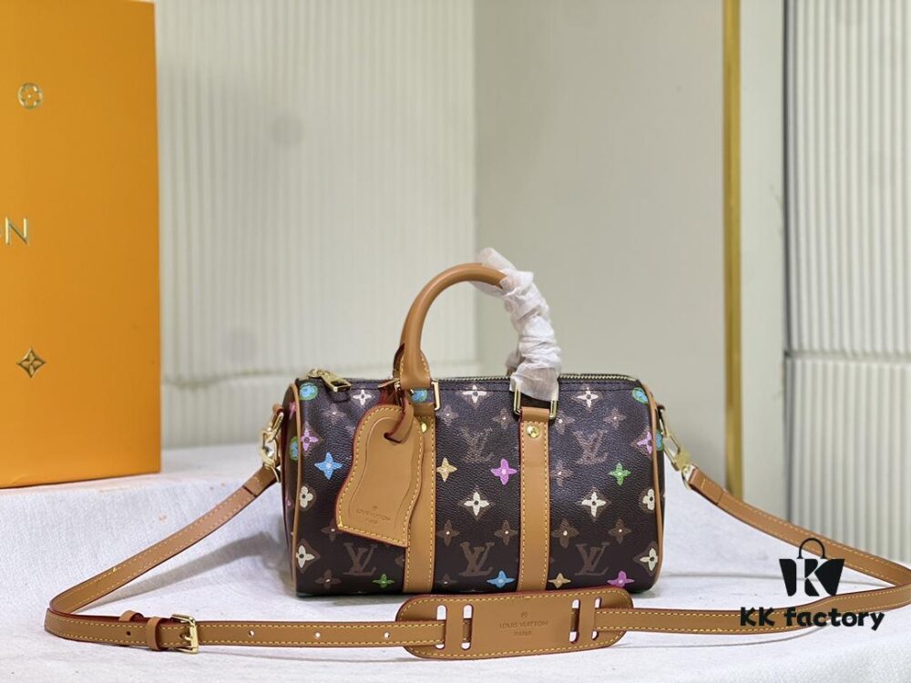 M24849 White Color Black Color Pillow Bag