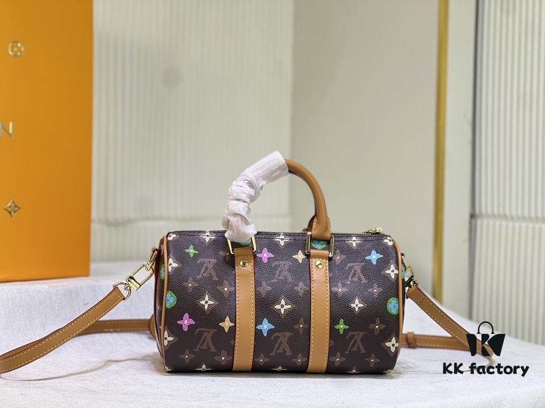 M24849 White Color Black Color Pillow Bag