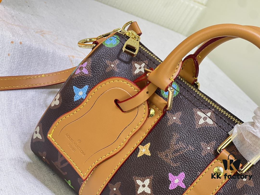 M24849 White Color Black Color Pillow Bag