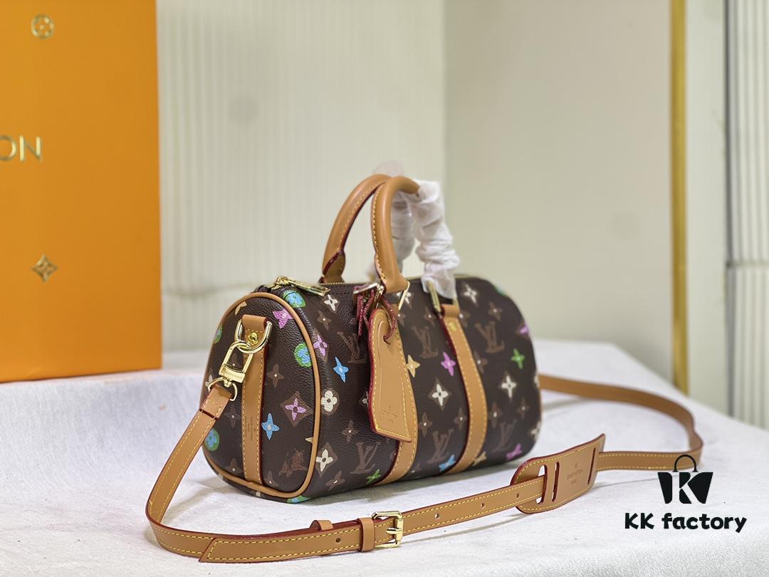 M24849 White Color Black Color Pillow Bag