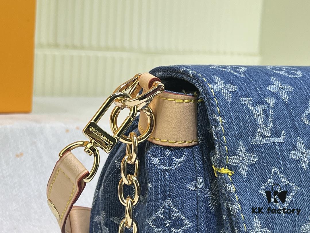 M45859 Denim Favorite Handbag