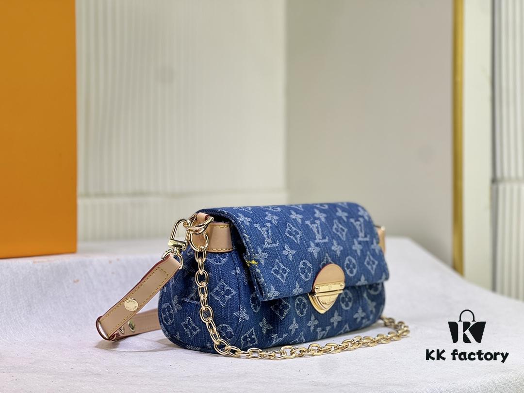 M45859 Denim Favorite Handbag