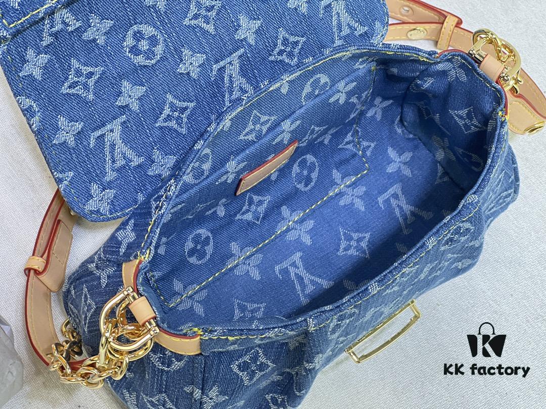 M45859 Denim Favorite Handbag