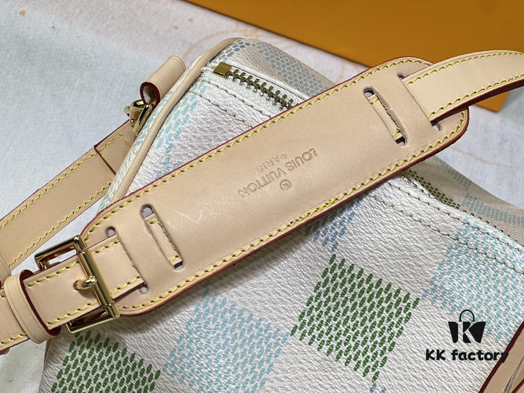 Color-Changing Leather Version🔥M40667 M41416 Keepall Bandoulière 50 Travel Bag in Damier Golf Coated Canvas