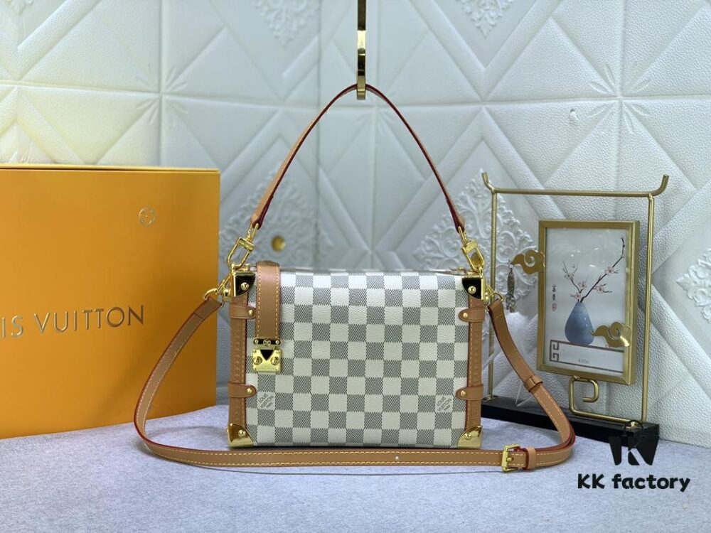 Upgraded Original ✨ M46358 White Check M46907 White Flower Soft Case Series SIDE TRUNK Bag Nicolas Ghesquière Ycc