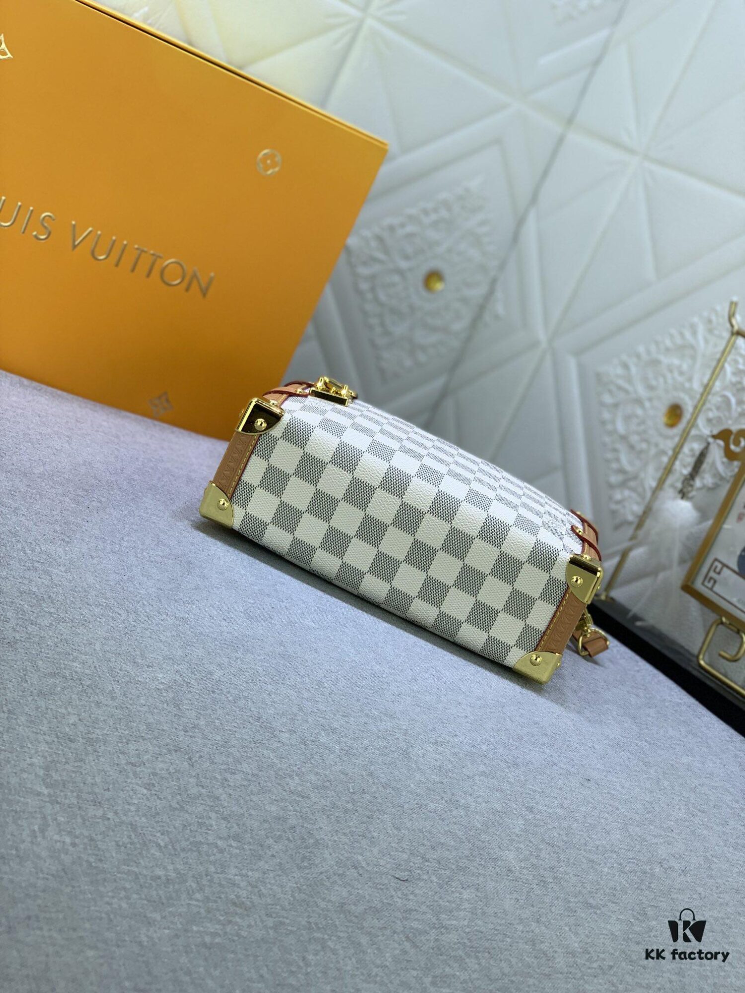 Upgraded Original ✨ M46358 White Check M46907 White Flower Soft Case Series SIDE TRUNK Bag Nicolas Ghesquière Ycc