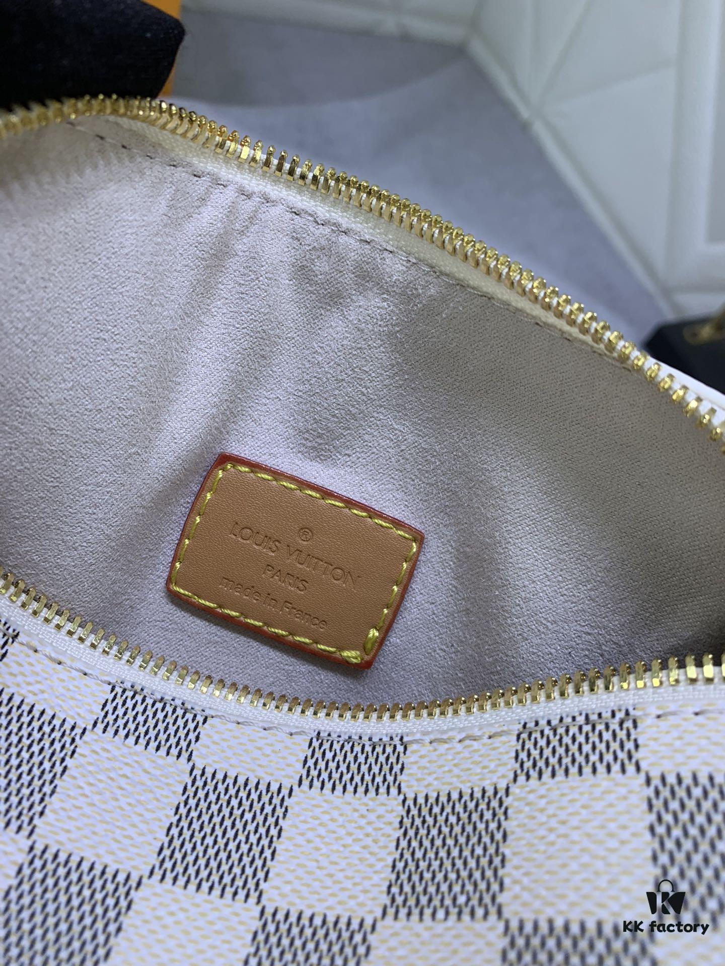 Upgraded Original ✨ M46358 White Check M46907 White Flower Soft Case Series SIDE TRUNK Bag Nicolas Ghesquière Ycc