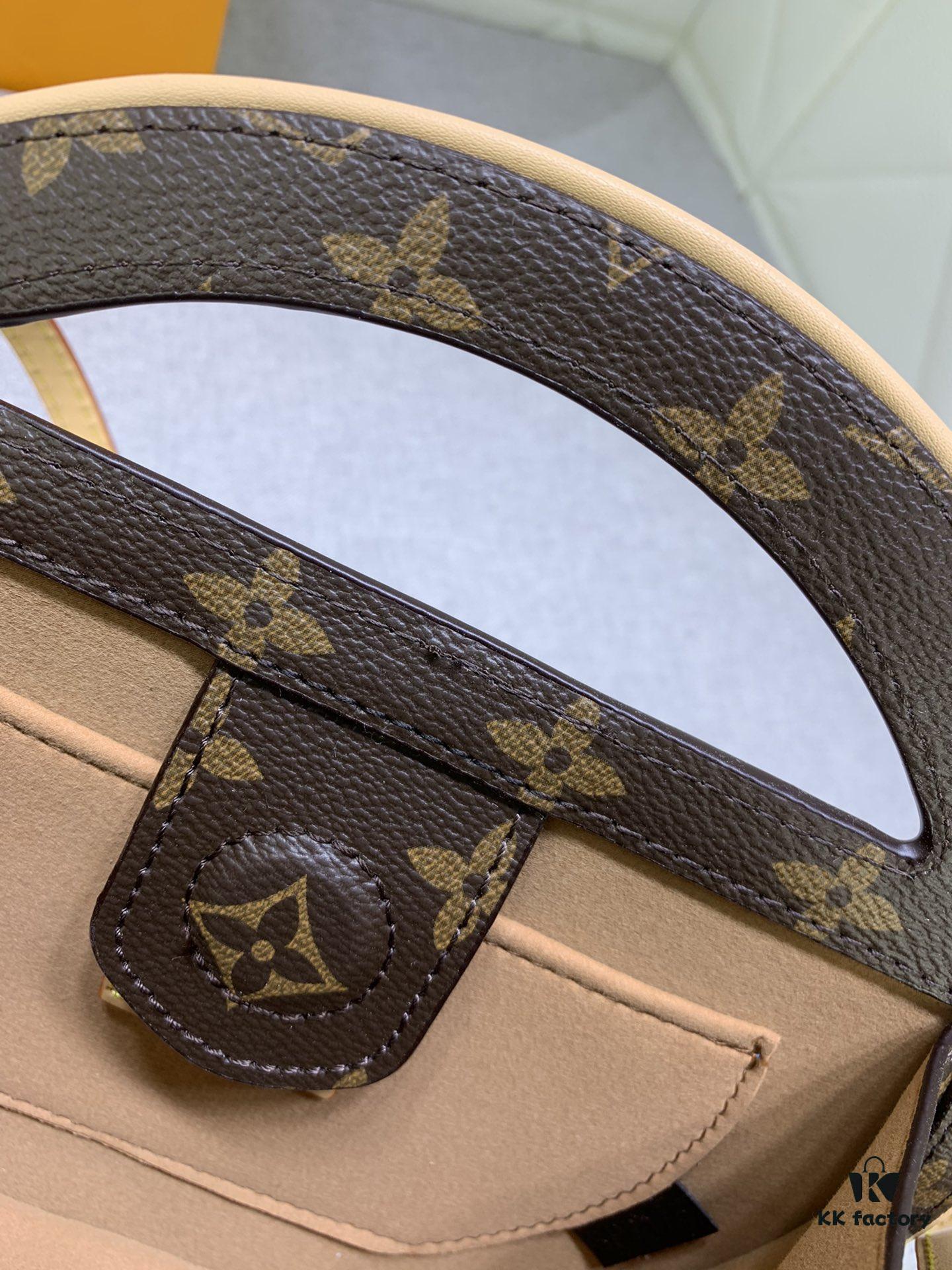 Upgraded Original M47117 Monogram Sunflower Women's Round Handbag Around Me Bag