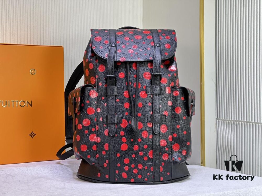 M21978 41379 LV x YK Christopher Dot Print Backpack