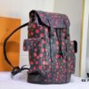 M21978 41379 LV x YK Christopher Dot Print Backpack