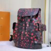 M21978 41379 LV x YK Christopher Dot Print Backpack