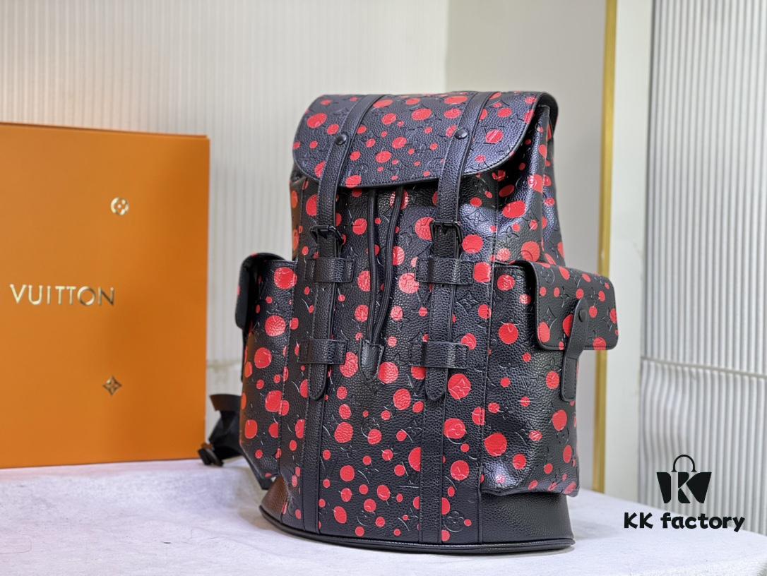 M21978 41379 LV x YK Christopher Dot Print Backpack