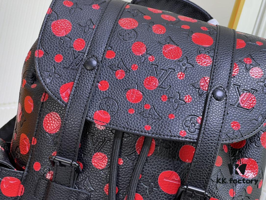 M21978 41379 LV x YK Christopher Dot Print Backpack