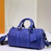 Upgraded Original M20900 M46803 M46804 Keepall Bandoulière 25 Bag in Monogram-Embossed Taurillon Grain Leather