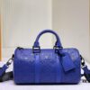 Upgraded Original M20900 M46803 M46804 Keepall Bandoulière 25 Bag in Monogram-Embossed Taurillon Grain Leather