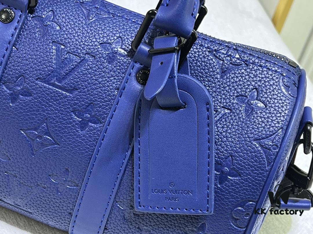 Upgraded Original M20900 M46803 M46804 Keepall Bandoulière 25 Bag in Monogram-Embossed Taurillon Grain Leather