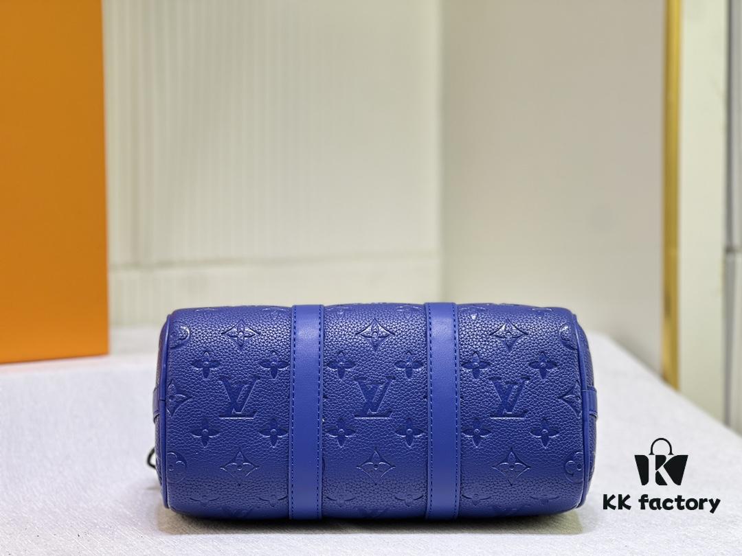 Upgraded Original M20900 M46803 M46804 Keepall Bandoulière 25 Bag in Monogram-Embossed Taurillon Grain Leather