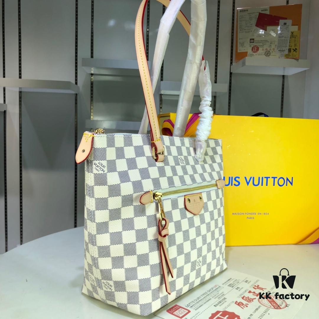 Authentic Louis Vuitton M42267 Multifunctional Shoulder Bag in Monogram Canvas, Dual-Sided Color-Changing Yellow Leather, Large and Small Sizes Available