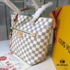 Authentic Louis Vuitton M42267 Multifunctional Shoulder Bag in Monogram Canvas, Dual-Sided Color-Changing Yellow Leather, Large and Small Sizes Available