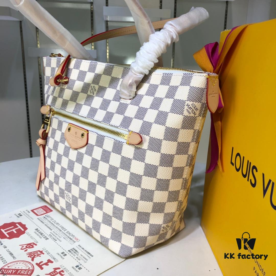 Authentic Louis Vuitton M42267 Multifunctional Shoulder Bag in Monogram Canvas, Dual-Sided Color-Changing Yellow Leather, Large and Small Sizes Available