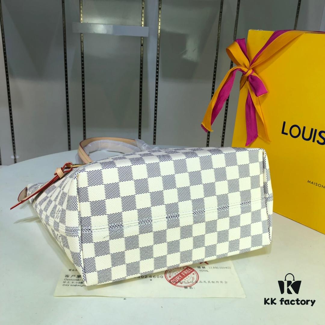 Authentic Louis Vuitton M42267 Multifunctional Shoulder Bag in Monogram Canvas, Dual-Sided Color-Changing Yellow Leather, Large and Small Sizes Available