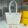 Authentic Louis Vuitton M42267 Multifunctional Shoulder Bag in Monogram Canvas, Dual-Sided Color-Changing Yellow Leather, Large and Small Sizes Available