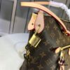Authentic Louis Vuitton Multifunctional Shoulder Bag M42267, Small and Large Sizes, Monogram Canvas with Genuine Yellow Leather Trim