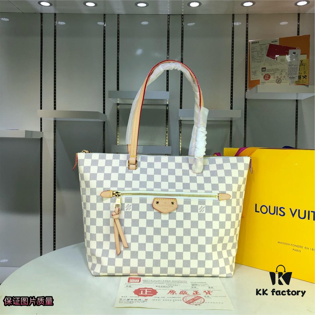 Authentic Louis Vuitton M42267 Multifunctional Monogram Canvas Shoulder Bag, Small and Large Sizes Available with Imported Taiwanese Material and Original Yellow Leather Trim