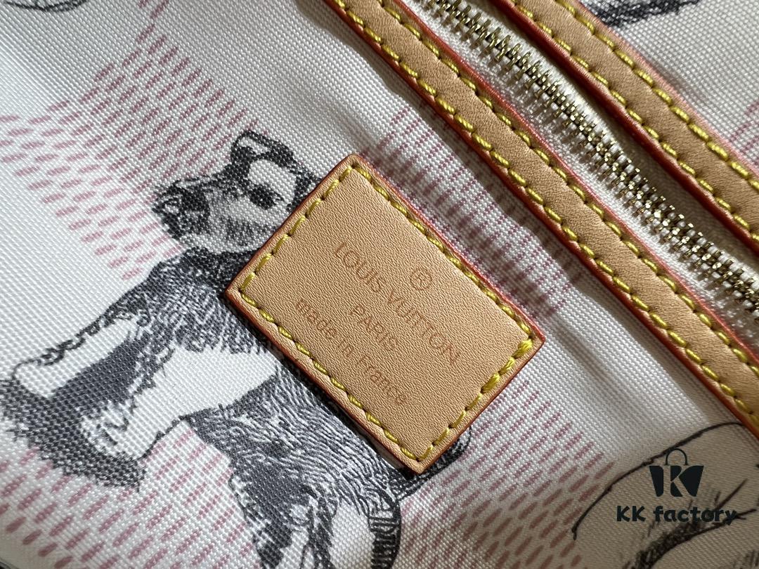 M40667 M41416 Keepall Bandoulière 50 Travel Bag in Damier Golf Coated Canvas