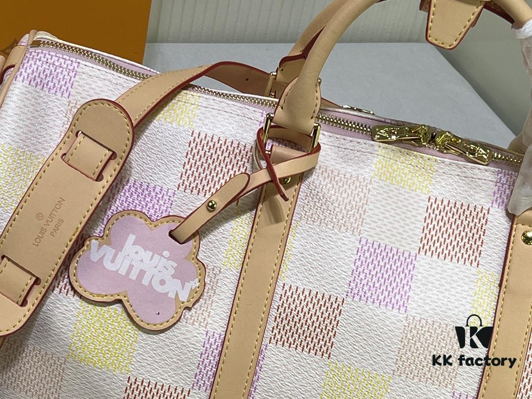 M40667 M41416 Keepall Bandoulière 50 Travel Bag in Damier Golf Coated Canvas