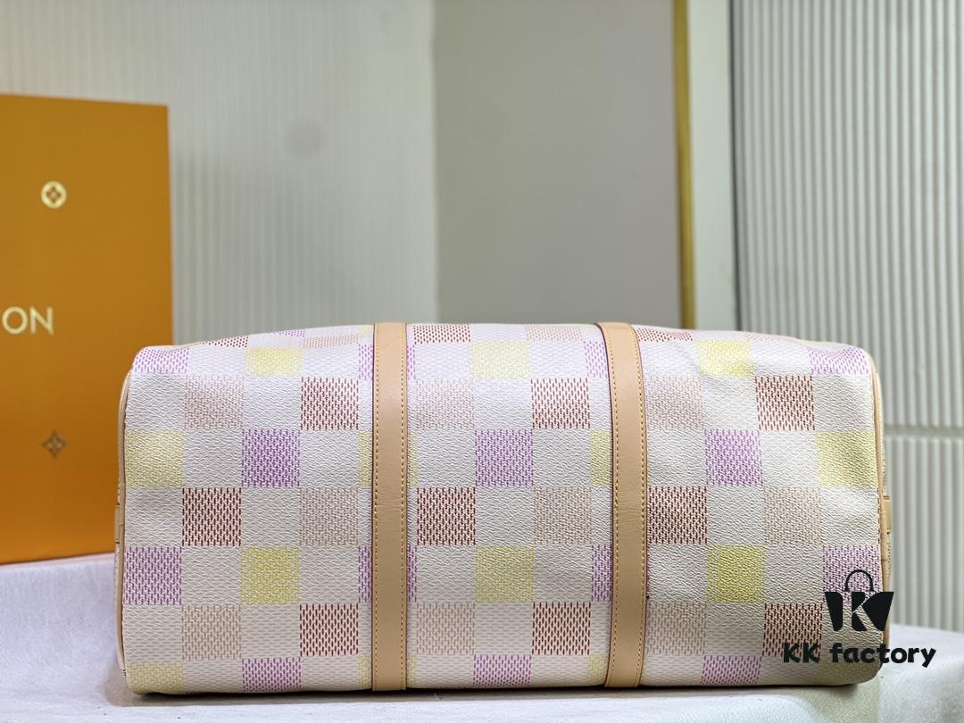 M40667 M41416 Keepall Bandoulière 50 Travel Bag in Damier Golf Coated Canvas