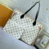 White Flower Mother-Child Bag 🎀🎀 Classic Shopping Tote 💋💋 Louis Vuitton New Neverfull