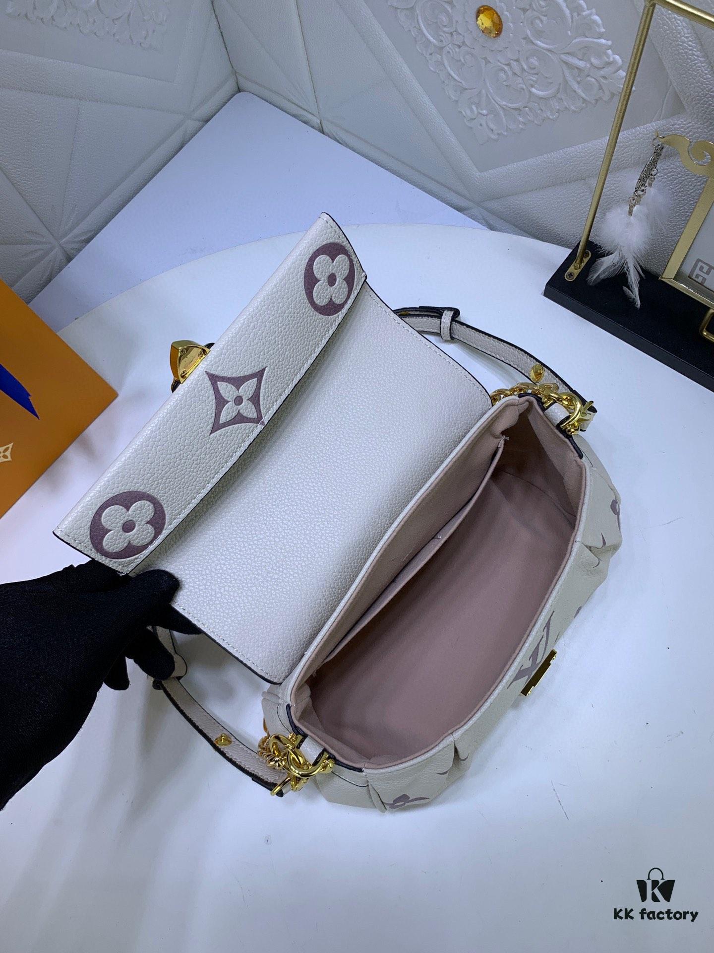 Upgraded Original Version (Replica Style) ✨‼️ M46393 White Embossed Pink, M45813 Black Embossed, M45859 Black Imprinted, M45836 Elephant Grey, White Embossed, White Quilted 👏👏 Favorite Handbag