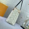 White Flower Mother-Child Bag 🎀🎀 Classic Shopping Tote 💋💋 Louis Vuitton New Neverfull