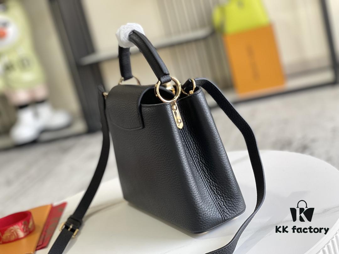 Supreme Grade Full Set Packaging [Premium Original Leather M48864 Small Size M94517 Black with Gold Hardware]