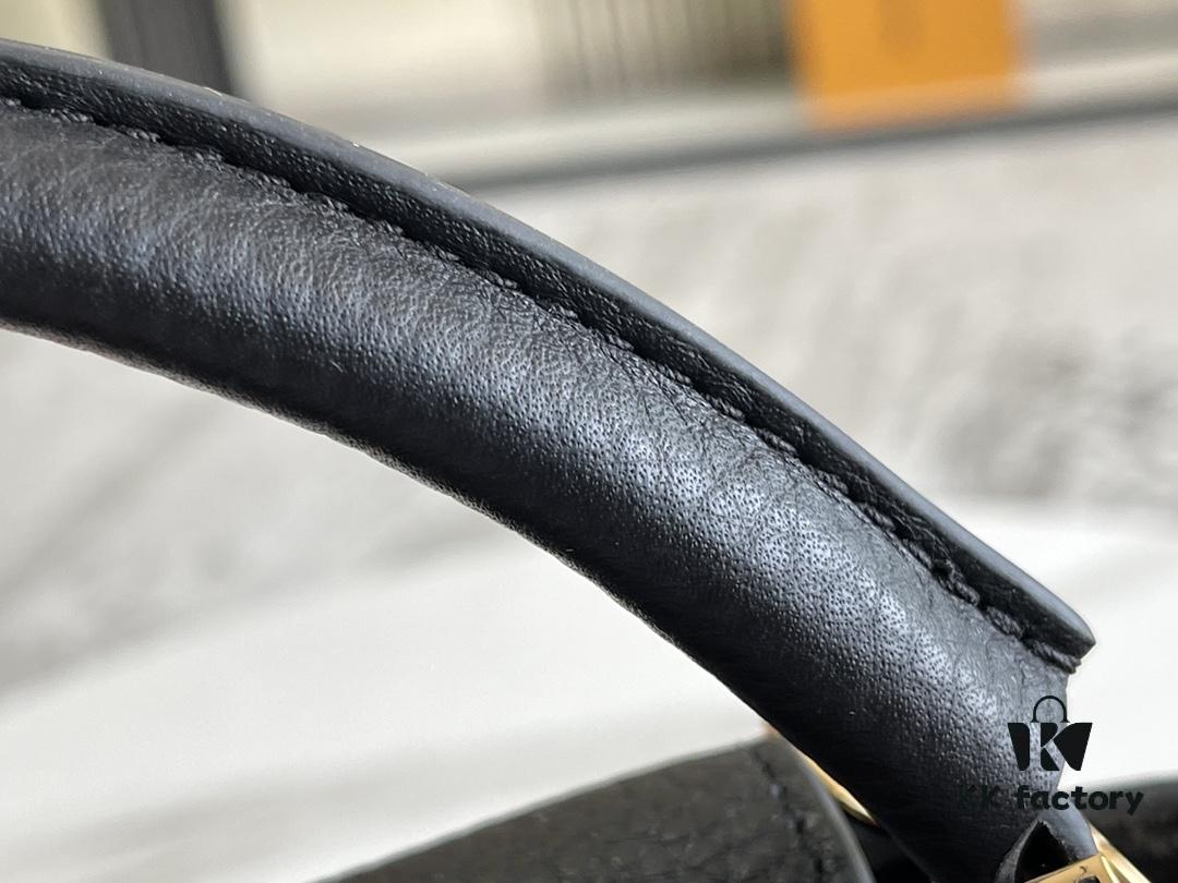 Supreme Grade Full Set Packaging [Premium Original Leather M48864 Small Size M94517 Black with Gold Hardware]