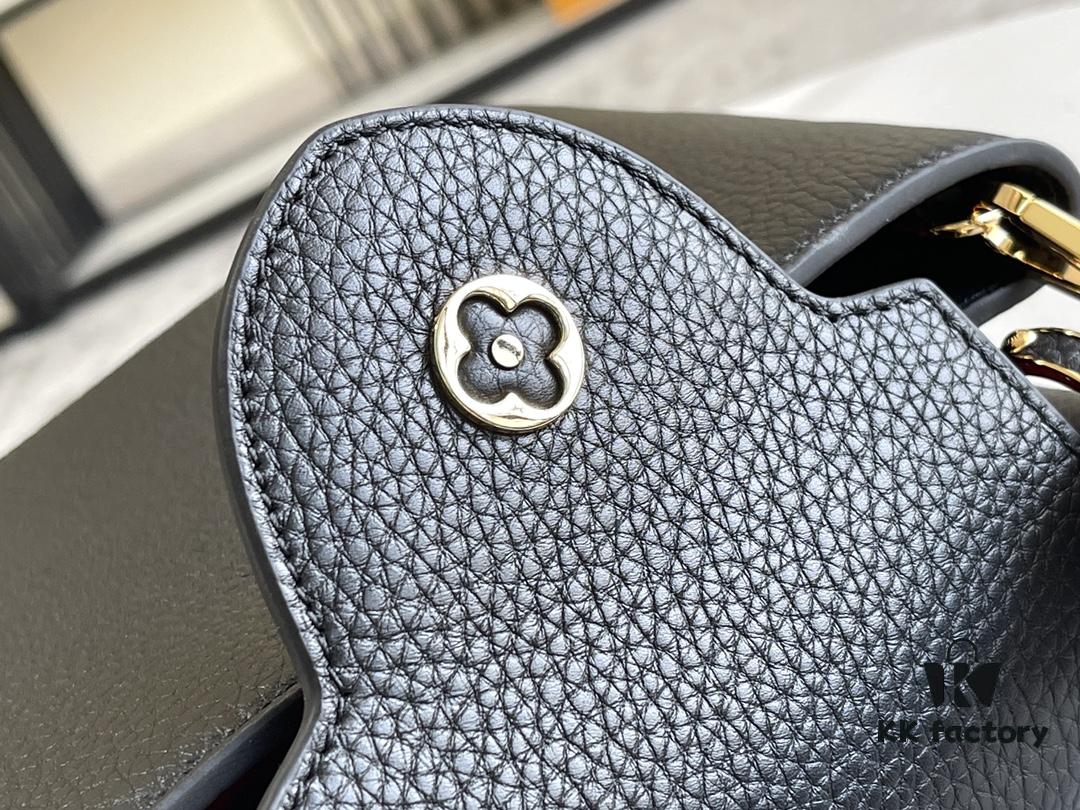 Supreme Grade Full Set Packaging [Premium Original Leather M48864 Small Size M94517 Black with Gold Hardware]