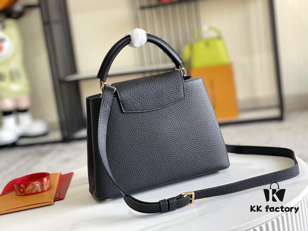 Supreme Grade Full Set Packaging [Premium Original Leather M48864 Small Size M94517 Black with Gold Hardware]