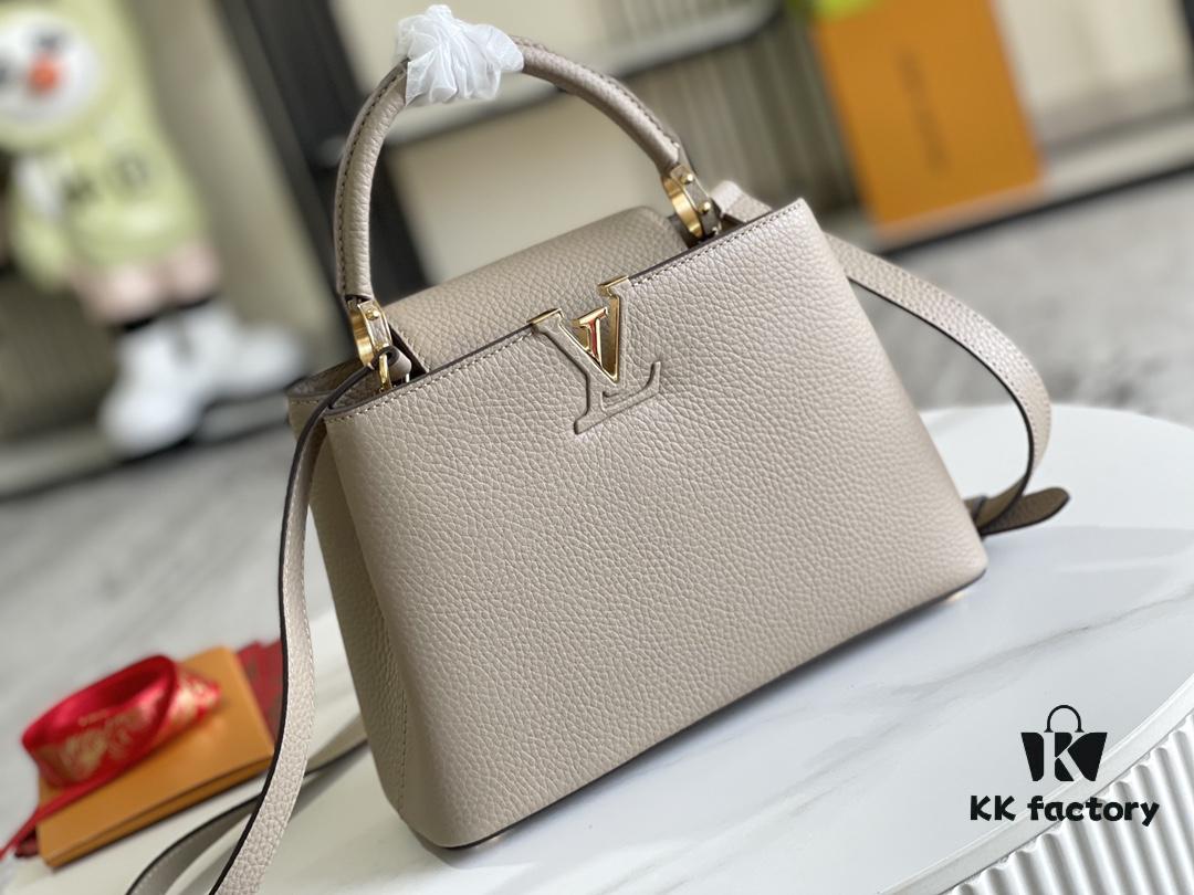 Top Grade Full Set Packaging [Premium Original Factory Leather 💋 M 94428 Small Size M94517 Elephant Gray with Gold Hardware]