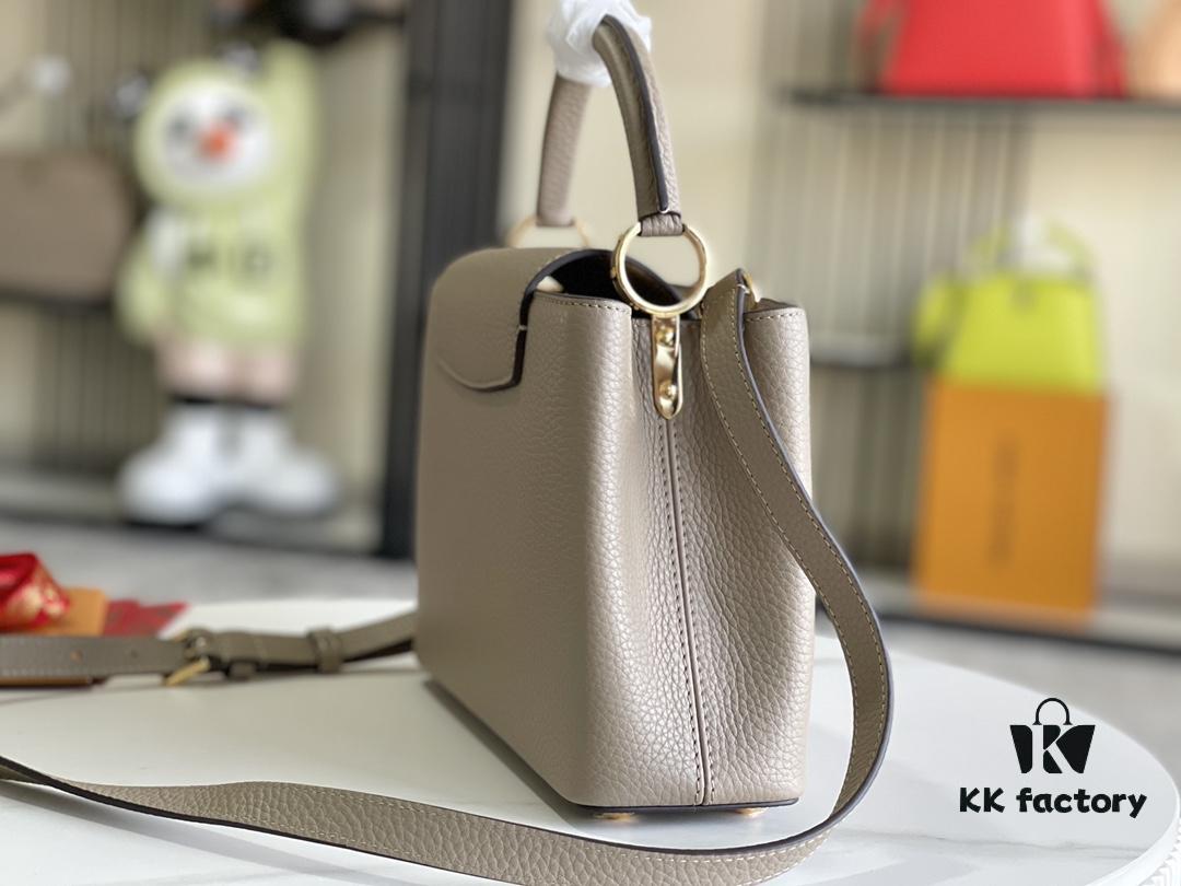 Top Grade Full Set Packaging [Premium Original Factory Leather 💋 M 94428 Small Size M94517 Elephant Gray with Gold Hardware]